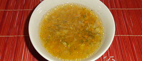 supa pentru pilaf de orez