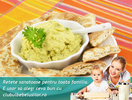 Humus - Pasta de naut pentru copii de la 3 ani