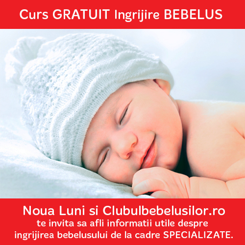 Curs GRATUIT de Ingrijire a Bebelusului – Puericultura  organizat de Noua Luni si Clubul Bebelusilor