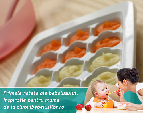 Piure de cartofi dulci si conopida pentru bebelusi de la 8-10 luni