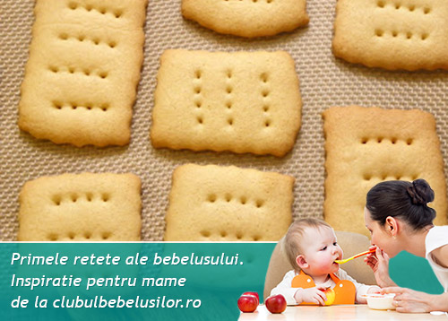 Biscuiti Petit Beurre de casa pentru bebelusi de la 8-10 luni