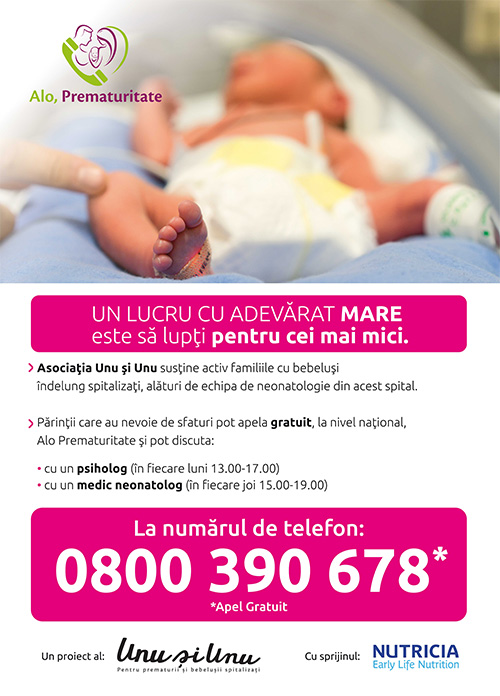 Peste 10% din bebelusii veniti pe lume in Romania au fost nascuti prematuri