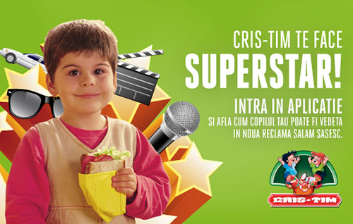 (P) Copilul tău poate deveni superstar cu Cris-Tim!