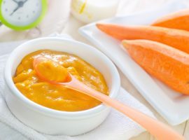 Piure de morcov si cartof cu galbenus de la 7-8 luni