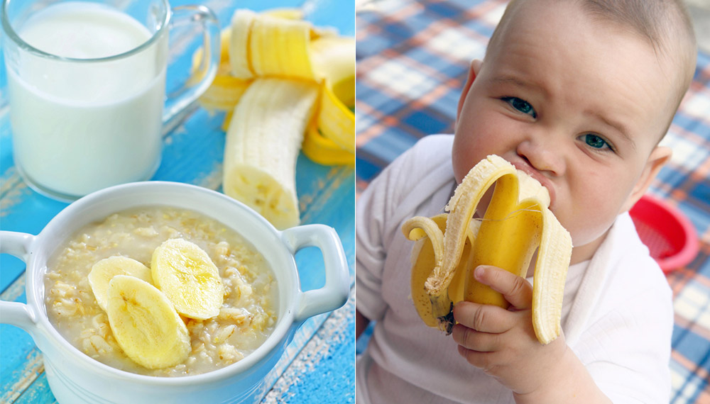 Retete cu banane pentru bebelusi si copii